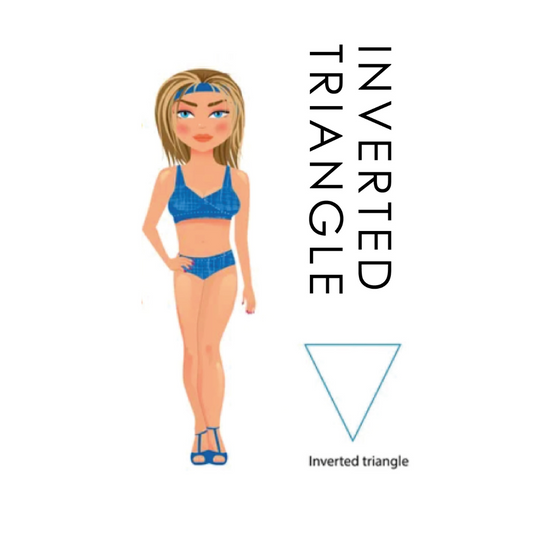 Body shape guide inverted triangle