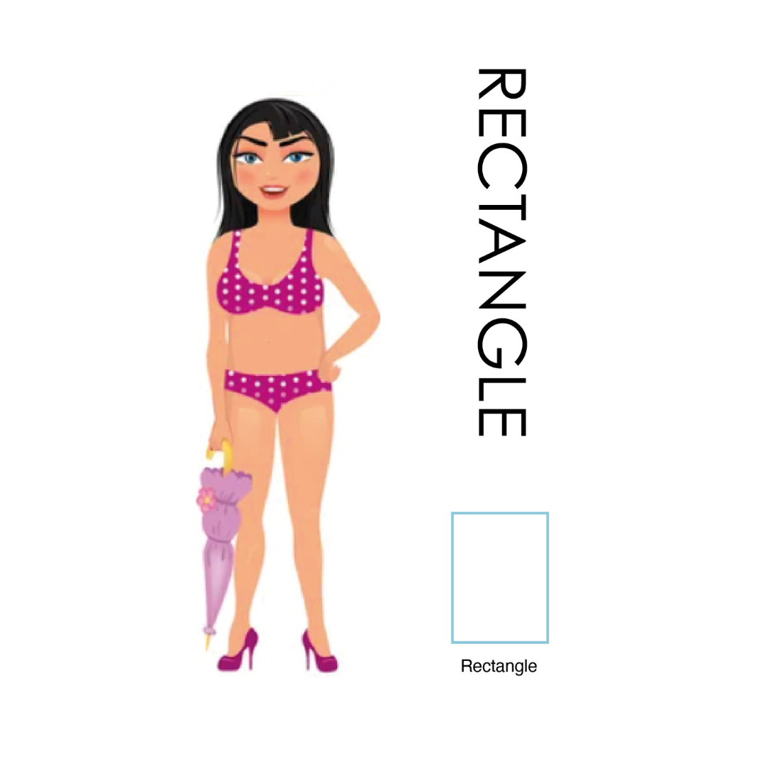 Body shape guide rectangle/column